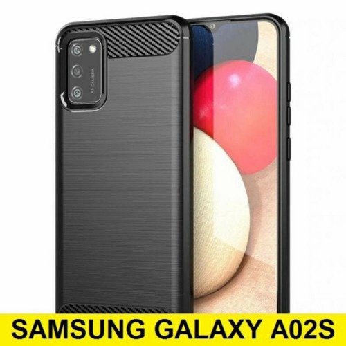 SOFTCASE SAMSUNG A02S- SLIM FIT CARBON IPAKY SAMSUNG A02S CASING HP