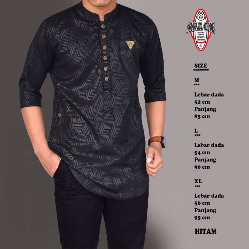 Baju muslim terbaru kaum adam/baju koko fourone terlaris