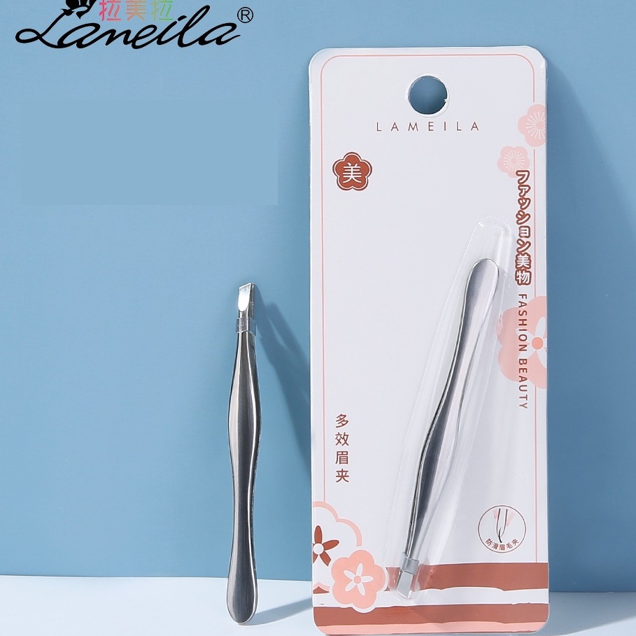PINSET ALIS PINSET BULU MATA PINSET BULU WAJAH EYEBROW RAZOR PREMIUM ANTI KARAT UJUNG MIRING PINSET MIRING