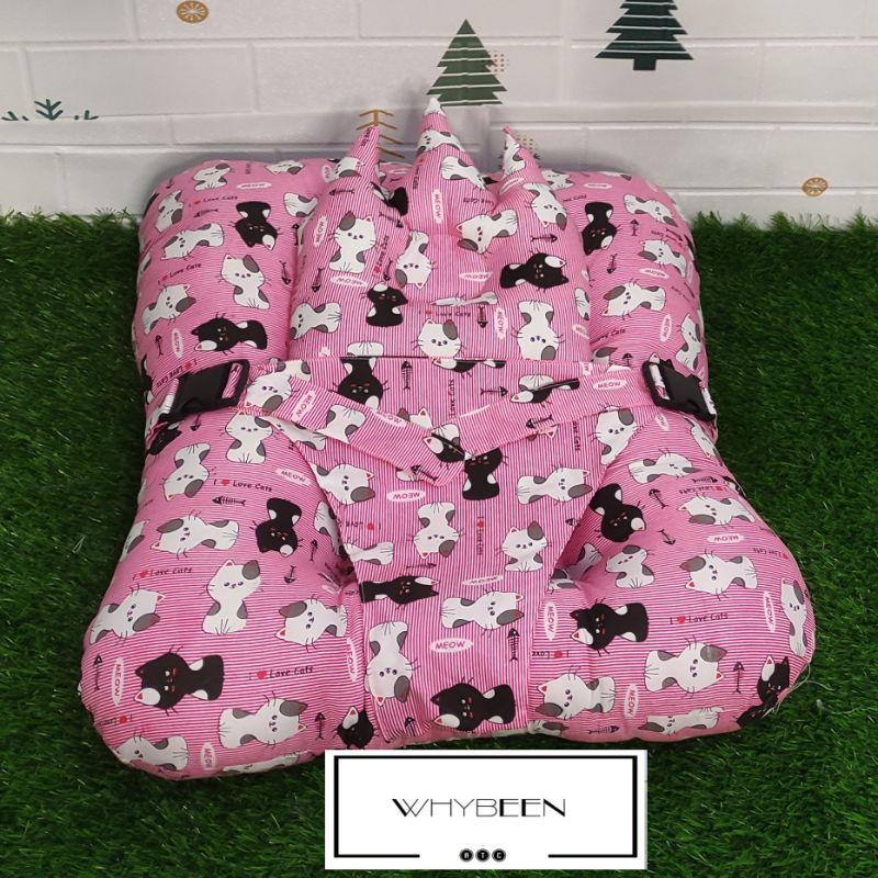 2IN1 sofa bayi jumbo dengan pengaman multipungsi free bantal dan tas