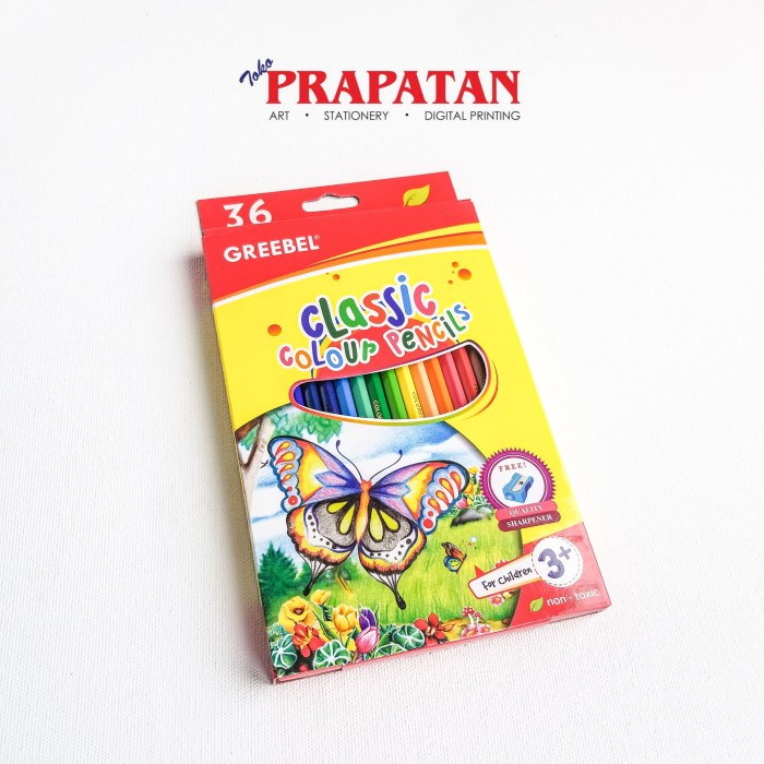

Pensil Warna Greebel 36 Warna / Classic Colour Pencils