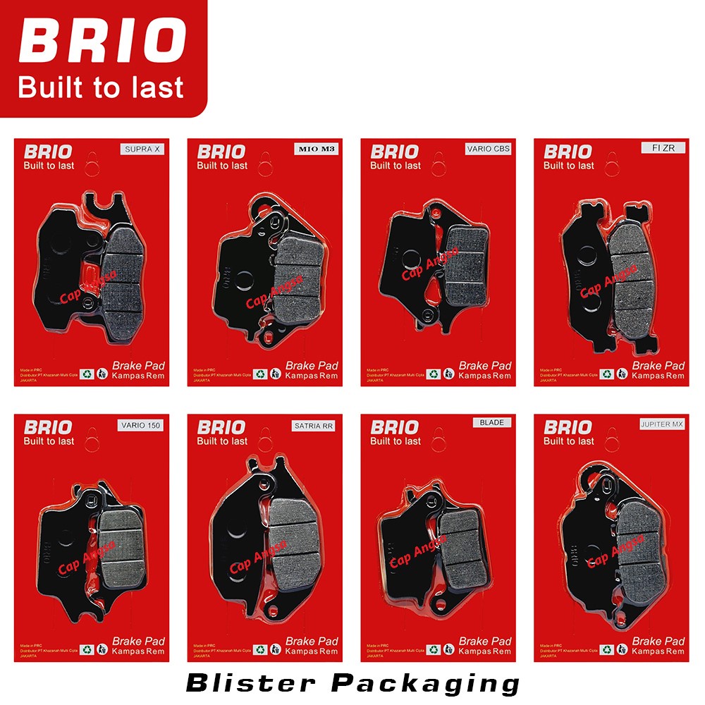 BRIO FRONT BRAKE PAD KAMPAS REM DEPAN DISC DISPED REM SATRIA FU RR 150 JUPITER MX SUPRA X 125 SKYDRIVE 20pc 1dus