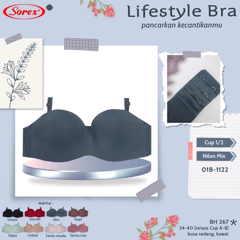 Bra BH seemless 267 Sorex anti nyeplak