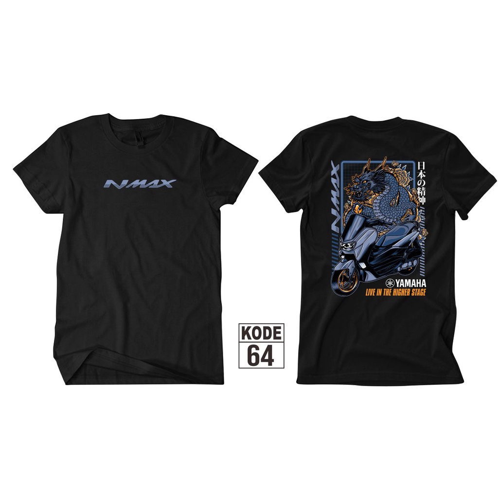 KAOS KATUN COMBED YAMAHA NMAX // KAOS SUNMORY MOTOR NMAX// BAHAN COOTON BUKAN PE