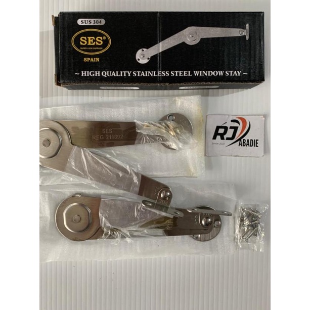 Engsel bunting / salon ses stainless 9"