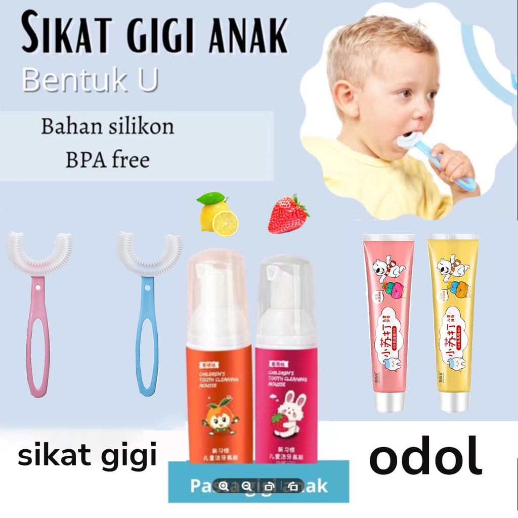 TERMURAH.!! Sikat Gigi Jari Sikat Lidah Gusi Bayi Silikon Baby Finger Brush Silicone Murah Grosir