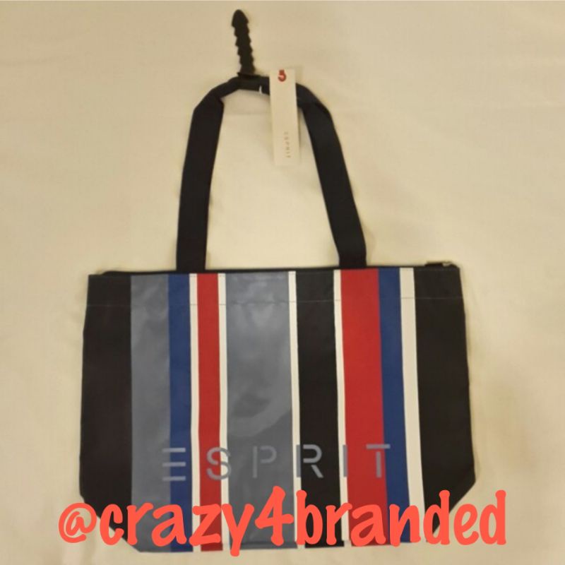Esprit Striped Tote Bag
