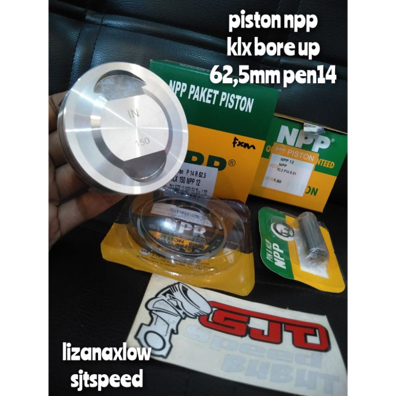 PISTON NPP KLX BORE UP 62,5 MM PEN14 HI DOME NPP12