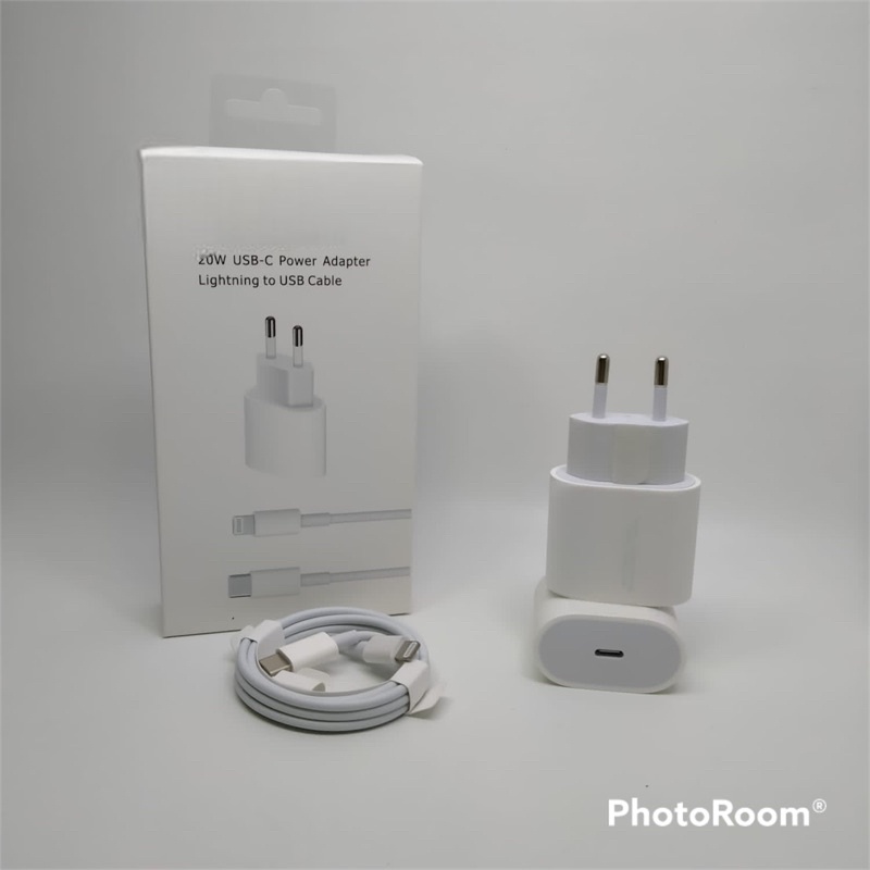 Charger phone 20w Adaptor USB C dan kabel Type C