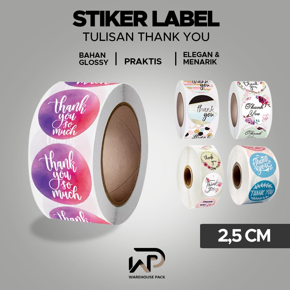 

Stiker | 500 PCS (1 Roll) Stiker Label Thank You For Your Order | Stiker Label Kemasan | Sticker Thank You | Sticker | Stiker Label Makanan