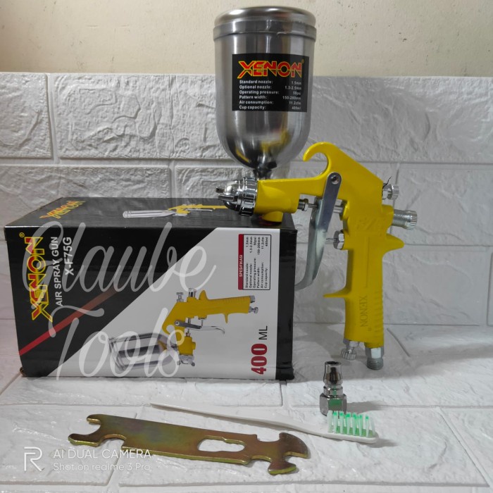 SprayGun F75 G / Spray Gun F75 Tabung atas / Spray Gun F75G 400mll