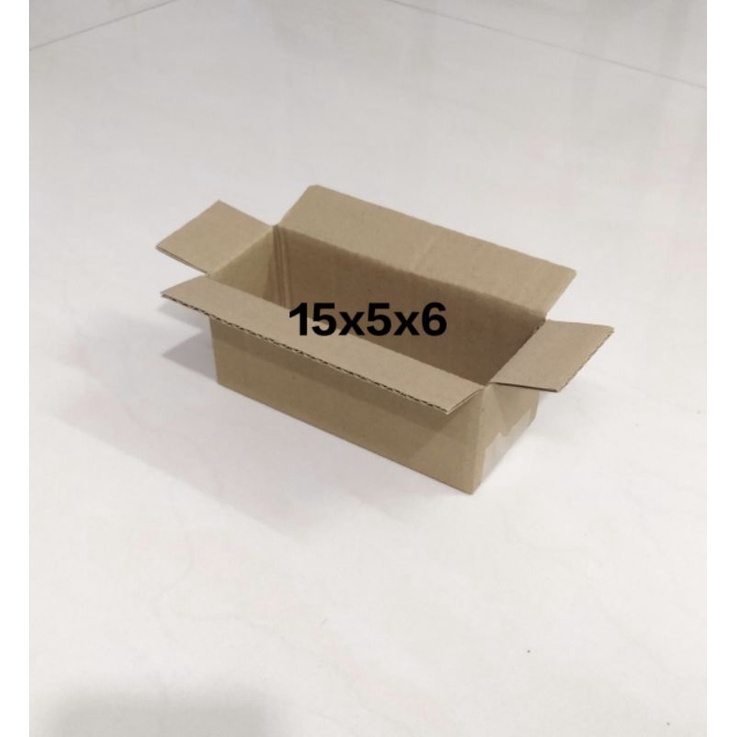 

Kardus packing ukuran 15x5x6 bahan polos luar dalam MIN ORDER 10PCS