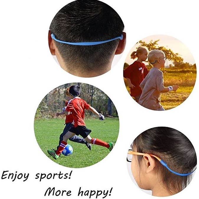 Tali Kacamata Silicone Anti-slip Sports Eyewear Retainer String