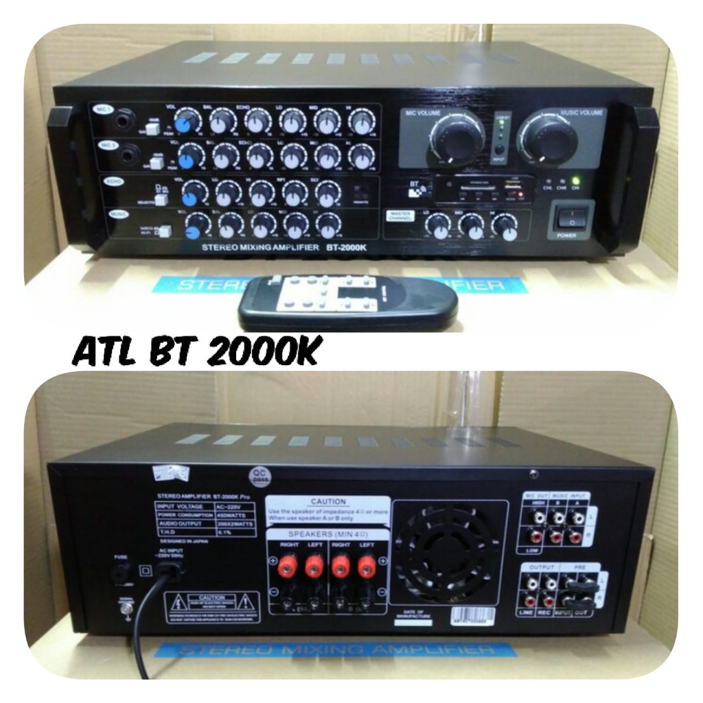 Jual AMPLI ATL BT 3000K III PROFESIONAL MIXING AMPLIFIER | Shopee Indonesia