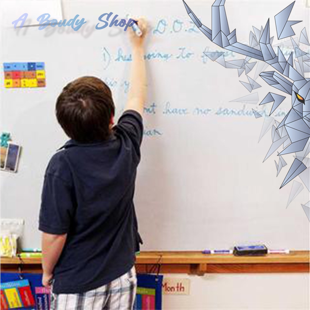 

Stiker Dinding Super Rekat Papan Tulis Whiteboard Flexible 200 x 45 cm Dekorasi Tembok Memo Tahan Air putih