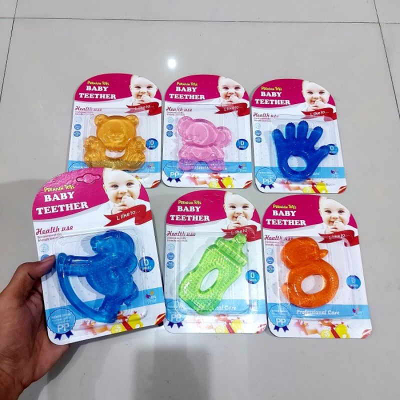 Baby Teether Premium Toys BPA Free - Mainan Gigitan Bayi Gel