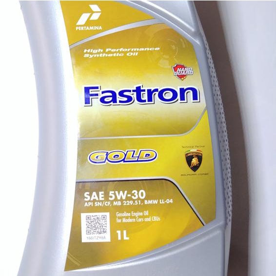 Oli Mesin Mobil Motor Fastron Gold 5W-30 (1 Liter)