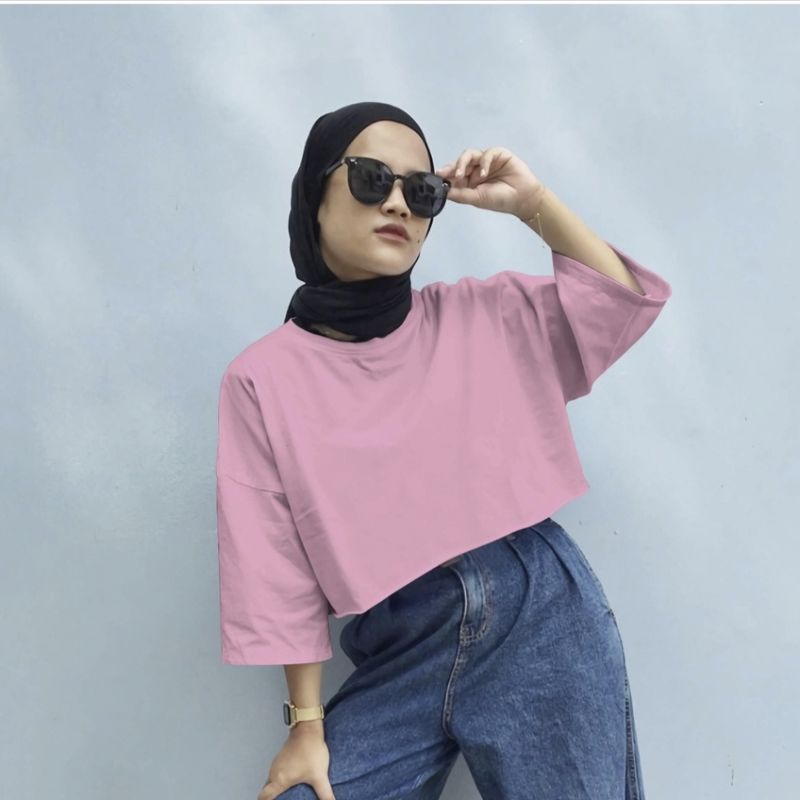 Crop Top Wanita/ Crop Top Trend/ Crop Top airflow/ Pakaiaan Wanita Crop Top/ Crop Top Oversize