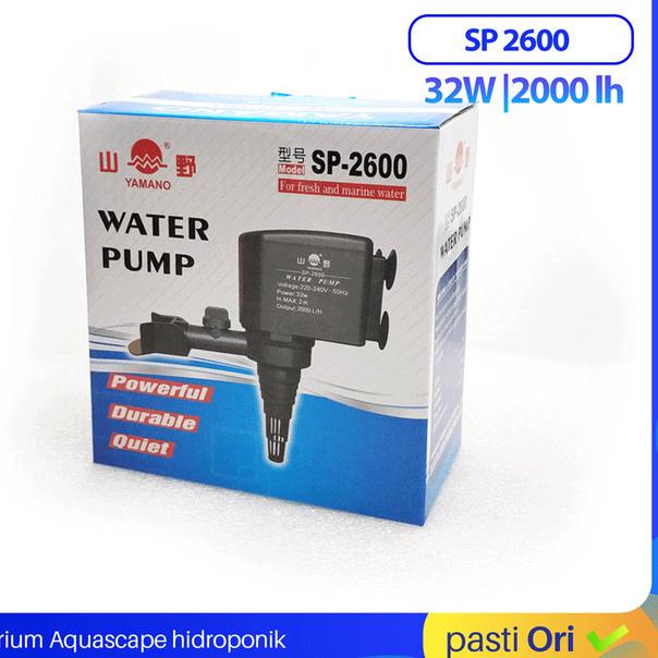 Pompa Air Aquarium YAMANO SP 2600 2000 l/h