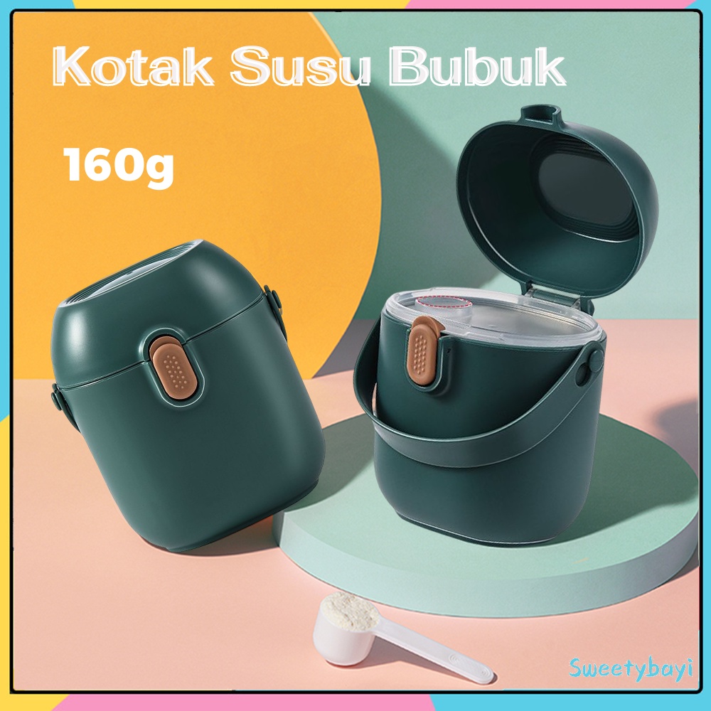 Sweetybayi Tempat Kotak Wadah Penyimpanan Susu Bubuk Bayi Portabel Sealed Anti Tumpah