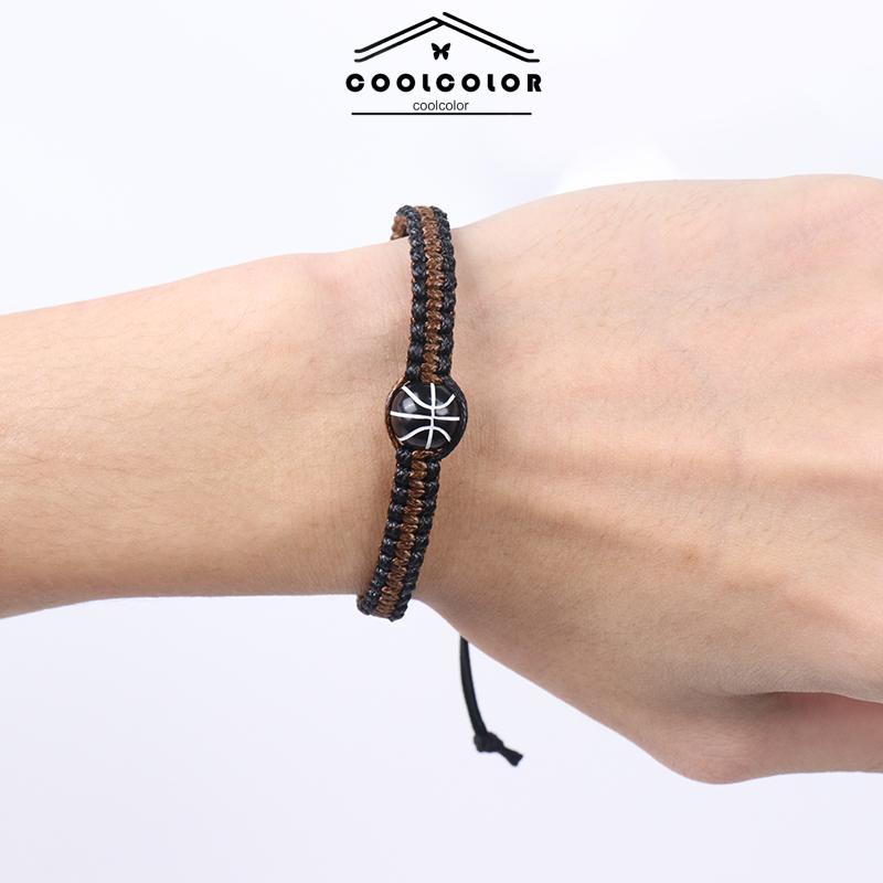 COD❤️1 Pcs Gelang Couple Tali Fashion Korea Basket Gaya Untuk Pria Dan Wanita- cl