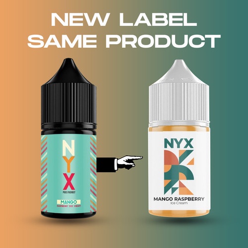 LIQUIDS 30ML NYX MANGO RASPBERRY ICE CREAM 16MG