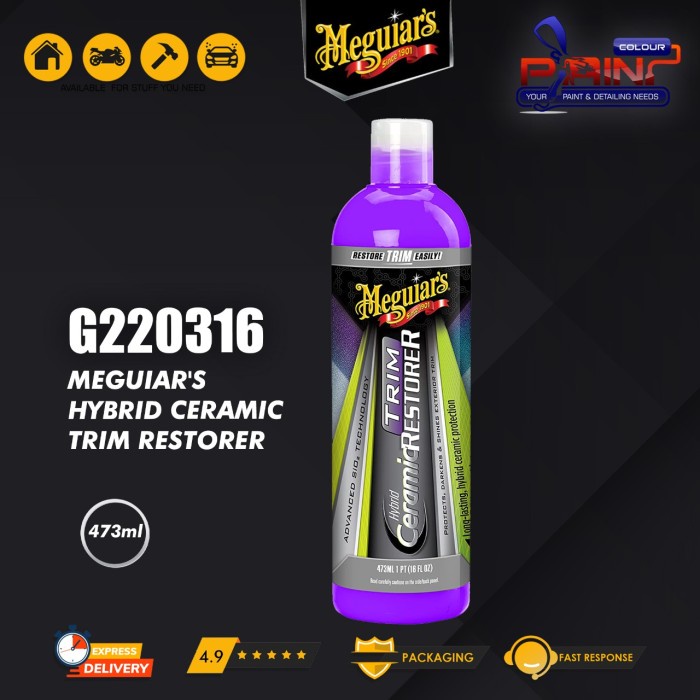 Meguiars Hybrid Ceramic Trim Restorer 473ml Coating Plastic Exterior