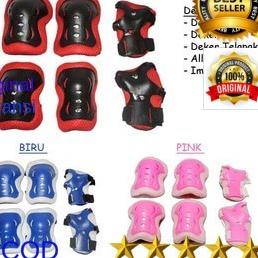 ㅩ [ Original ] Pelindung Lutut Olahraga Anak Pelindung Lutut Sepeda Anak Pengaman Deker Lutut Pendek