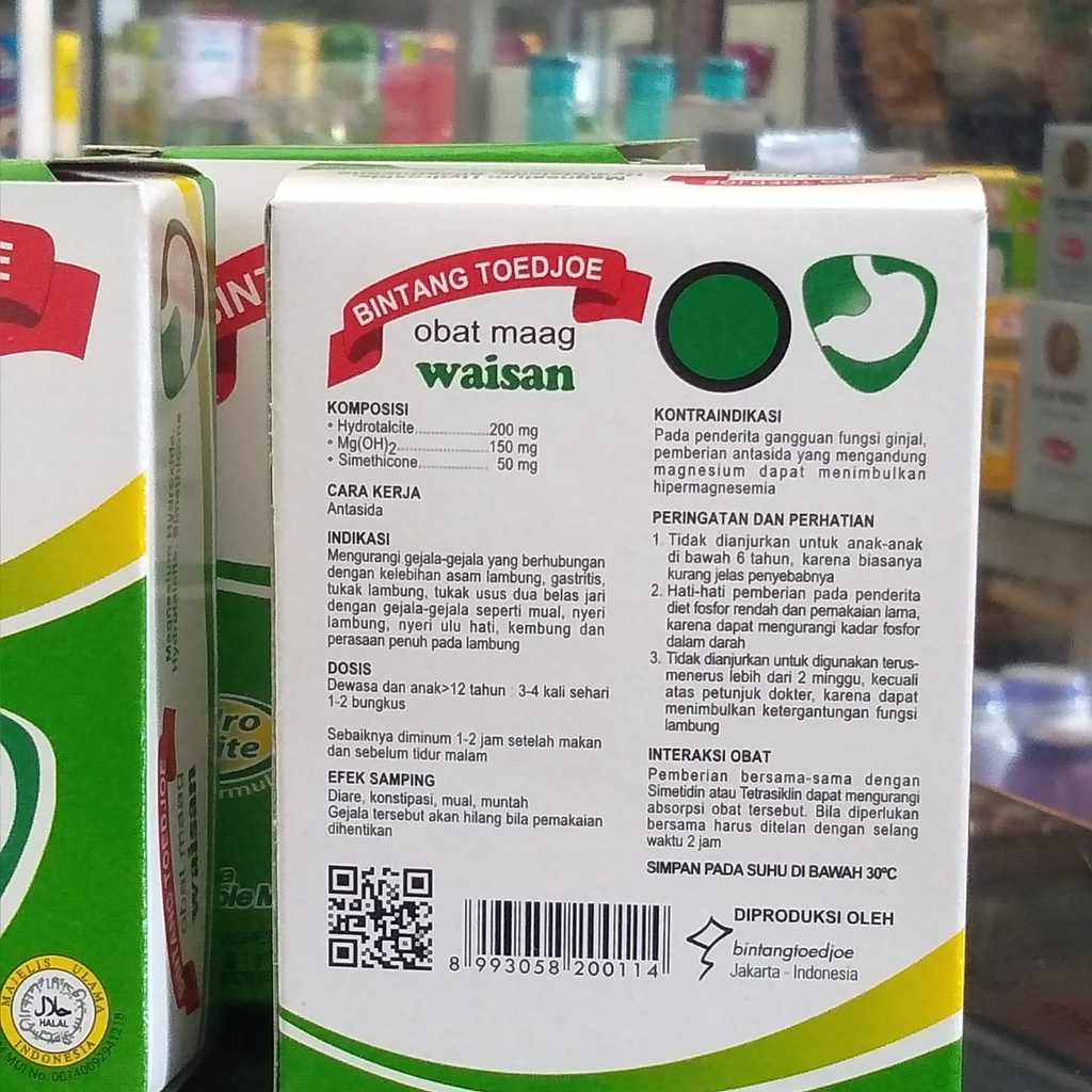 Waisan Obat Maag 1 Sachet Bintang Toedjoe