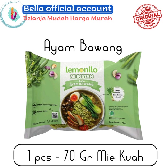 

Lemonilo Ayam Bawang Mie Instan Kuah 70 gr