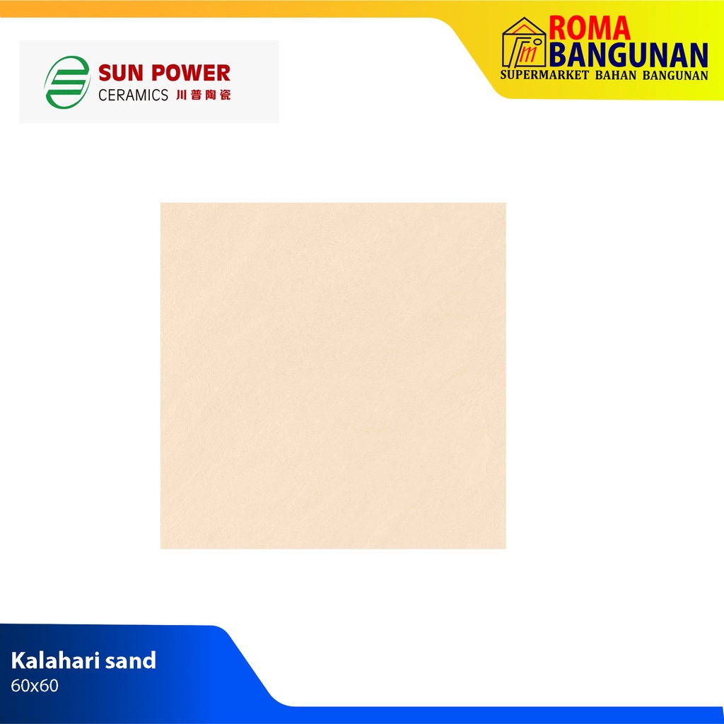 Sunpower Keramik Lantai Kalahari Sand - Keramik Lantai 60 x 60 - Keramik Lantai Ruang Tamu