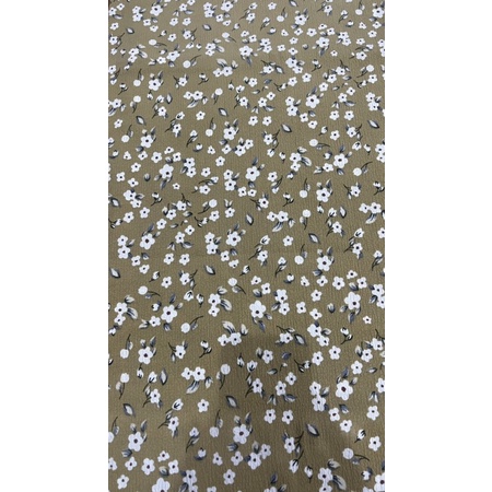 Kain Crinkle Daisy Yellow/kain Crinkle premium/crinkle