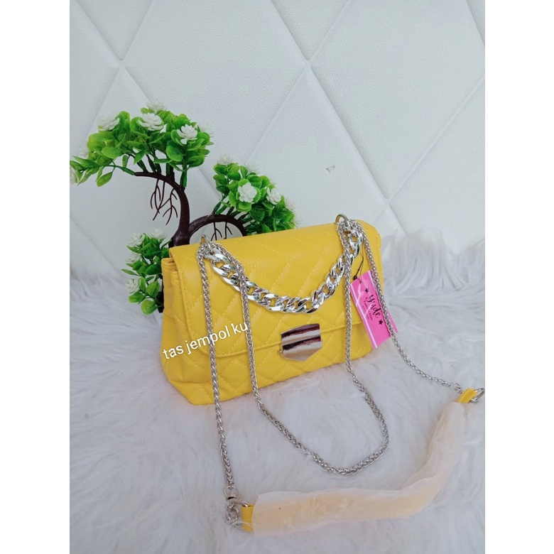 tas kondangan wanita mewah elegan 2022 model pesta tali rantai