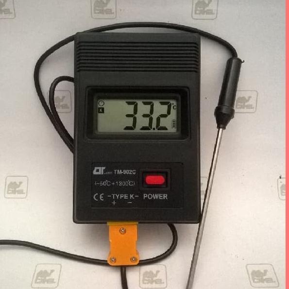 K Type Digital Thermometer + Thermocouple Probe