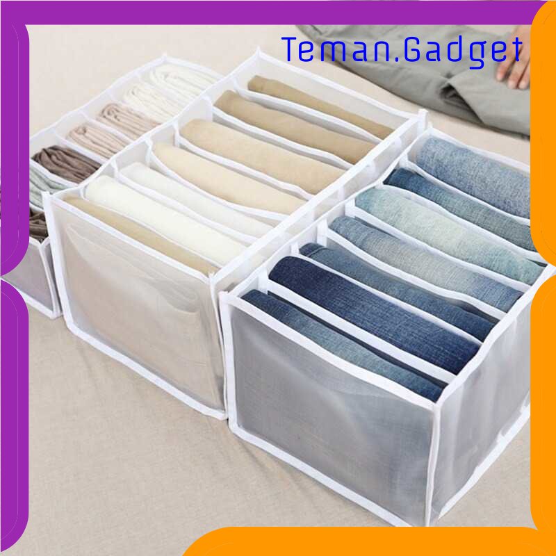 TG-TRV Junejour Kotak Sekat Pembatas Pakaian Leggings Box 7 Grid - M1468