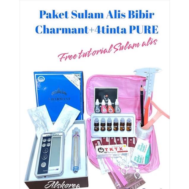 Paket Alis Bibir Charmant + 4 Pure ALIS