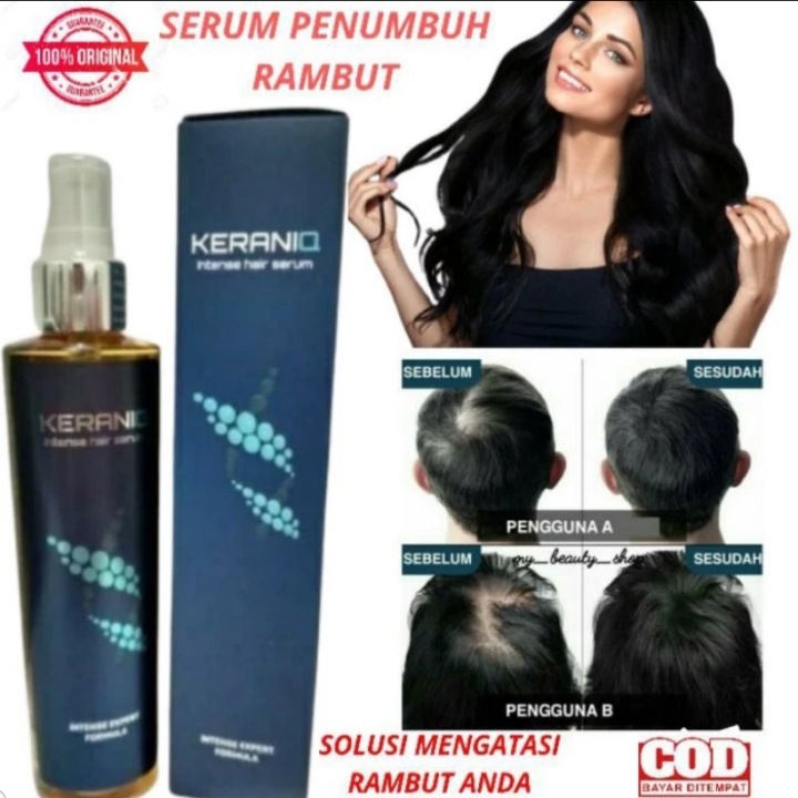 KERANIQ Asli Hair Serum Penumbuh & Penyubur Rambut 100% Ampuh Resmi BPOM BAYAR DI TEMPAT (COD) Keran
