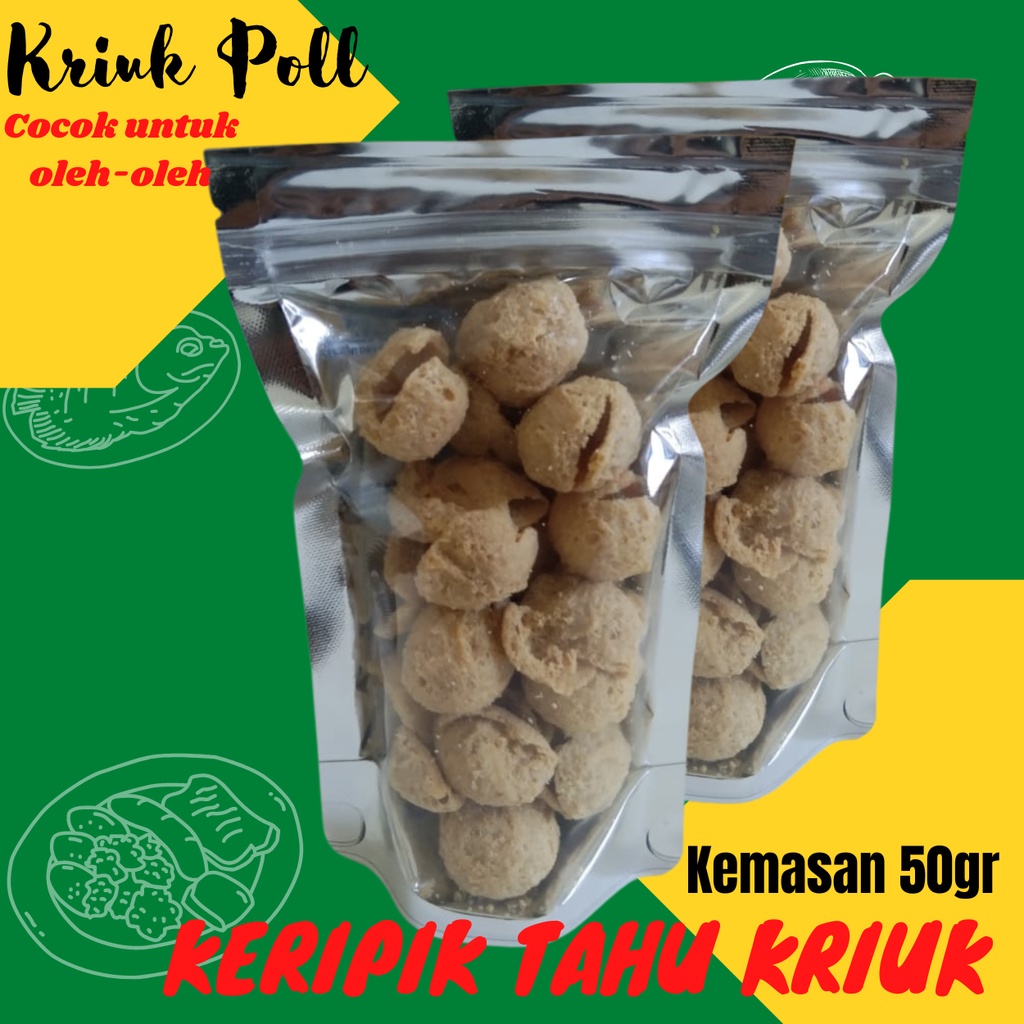 

Camilan Keripik Tahu Crispy Kemasan 50 gr LAUX PAUX SUROBOYO DIJAMIN KRIUK POLL