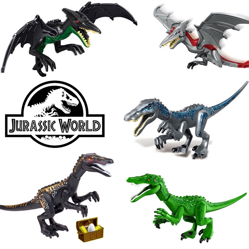 Figure Building Dinosaurus Baryonyx Park Jurassic Blocks Mainan Merakit Mainan Anak