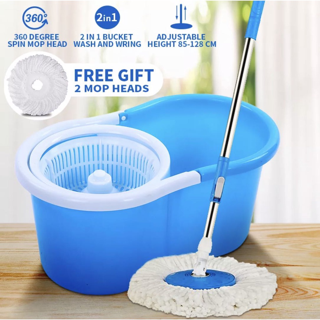 Rumah_kita2020 SMART SPINMOP ALAT PEL LANTAI PERAS OTOMATIS PRAKTIS GRATIS 2 KAIN PEL ALAT PEL SPINMOP MULTIFUNGSI