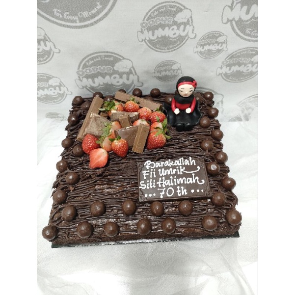 

brownies fudgy Coklat