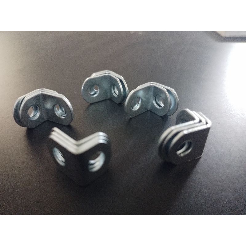 Ambalan rak/Ambalan kaca/siku L/siku kaca/AKP 15/Tanpa karet/(per pcs)
