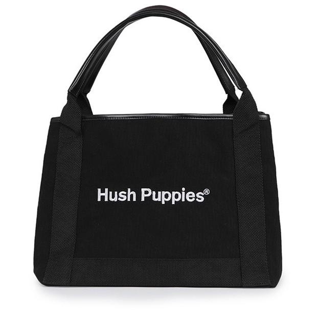 Hush Puppies Canvas Tote Bag 1 In Black