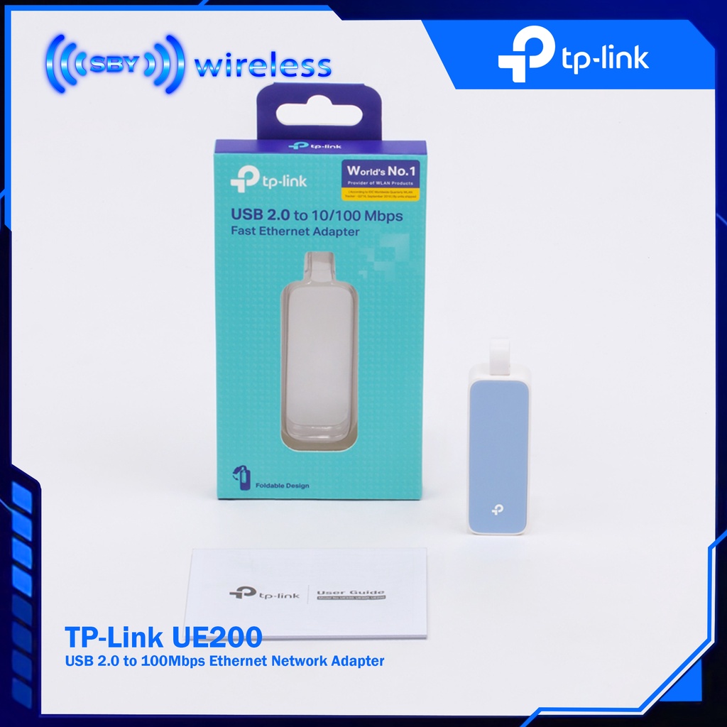 USB LAN TP Link UE200 Wireless Fast Ethernet Adapter - TPLink UE 200