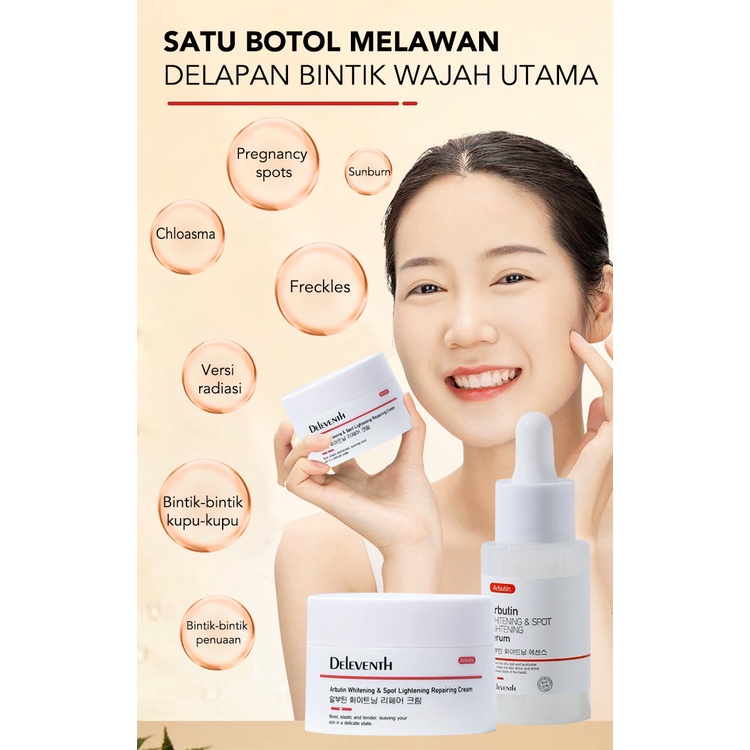 Arbutin Brightening Essence Natural Whitening Menghilangkan Bintik Hitam Meningkatkan Elastisitas Kulit Mengurangi Jerawat