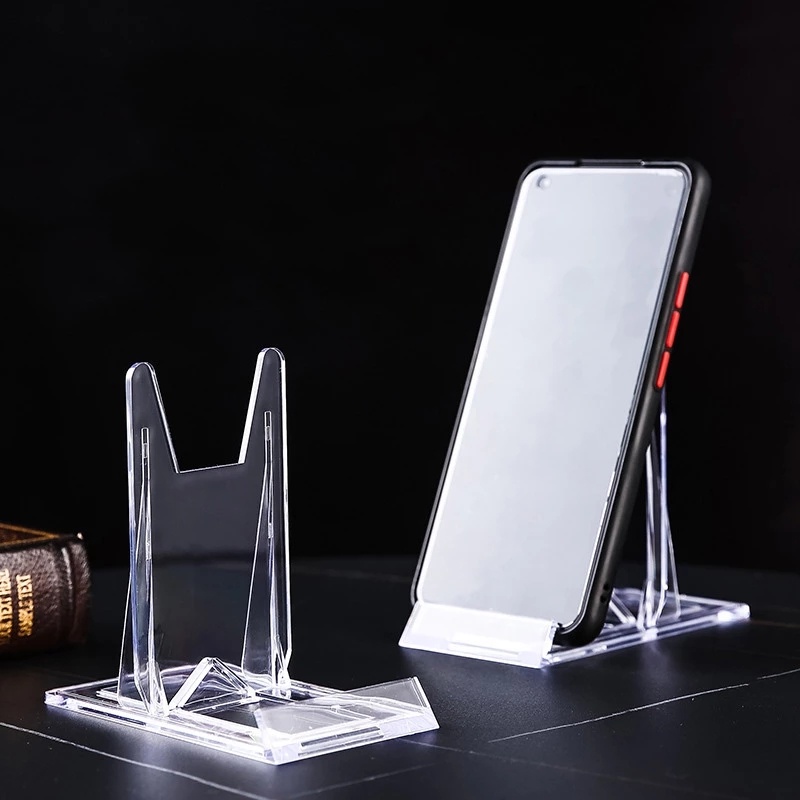 2 Pcs Stand Holder Braket Display Bingkai Foto Bahan Plastik Akrilik Transparan Dapat Dilepas Dapat Disesuaikan Untuk Dekorasi Rumah