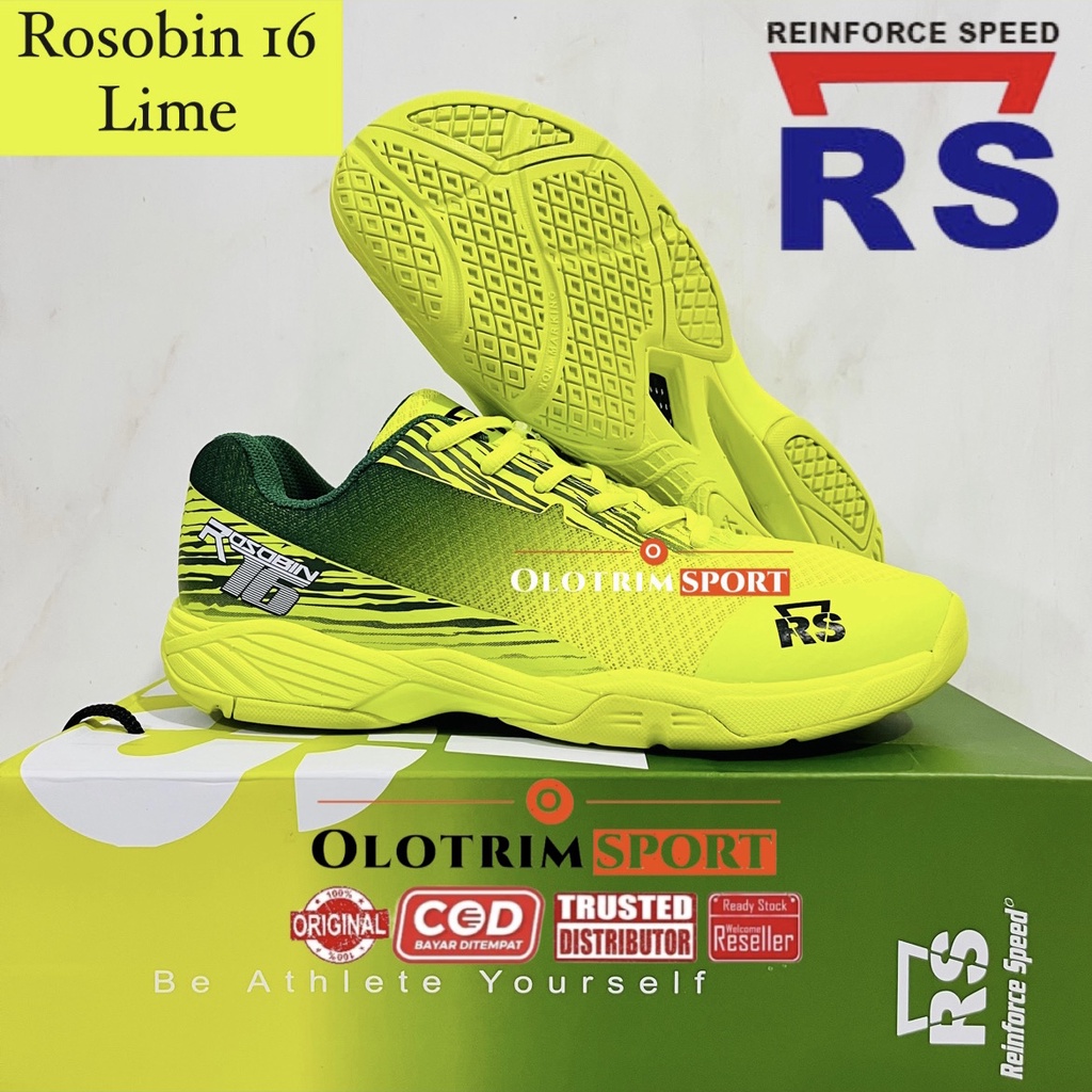 CUCI GUDANG Sepatu Badminton RS Rosobin 11 12 14 15 16 17 18 Original
