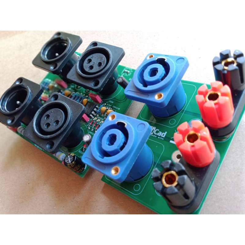 Kit panel belakang input balance Box power amplifier untuk seri N10000/N9000/N7000/p9000/pcx3/pcx2/X