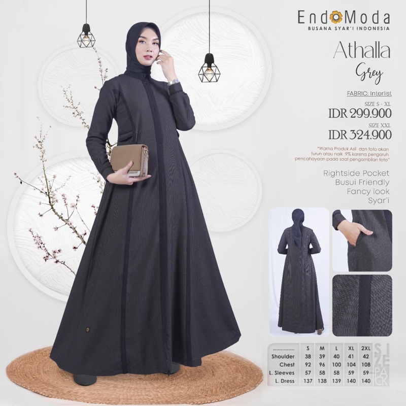 ATHALLA | DISKON GAMIS ENDOMODA TERBARU