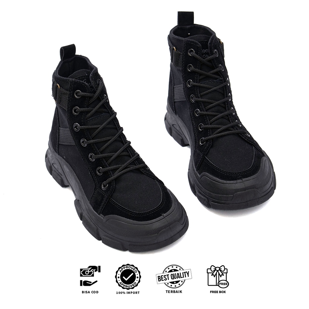 [ORIGINAL BER-HOLOGRAM] SNEAKYSHOES LIZZA SEPATU SNEAKERS BOOTS WANITA IMPORT D01